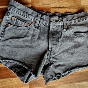 Levi's 501 Denim Shorts - Grey
